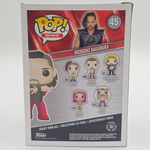 Funko POP! WWE Shinsuke Nakamura #45 Vinyl Figure - Picture 4 of 8
